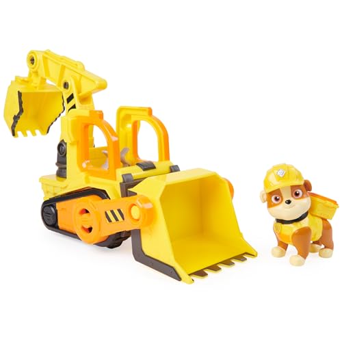 Rubble & Crew Ruben & Compagnie – Ruben Toy – Collectable Paw Patrol Car Figurine – Cartoon Adventures Constructions – Paw Patrol Toy – Children's Car – Children's Toy 3 Years and Above - Image 1
