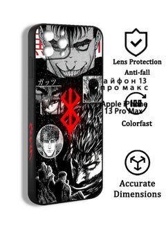 Phone Case Cover Manga Berserk Guts iPhone 13 Pro Max BSK05 With Print