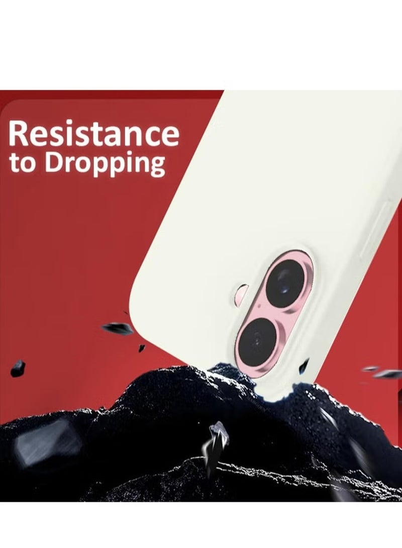 Liquid Silicone Case for iPhone 16 Plus - Ultra Slim Design with Soft Anti-Scratch Microfiber Lining & Drop Protection - Image 4