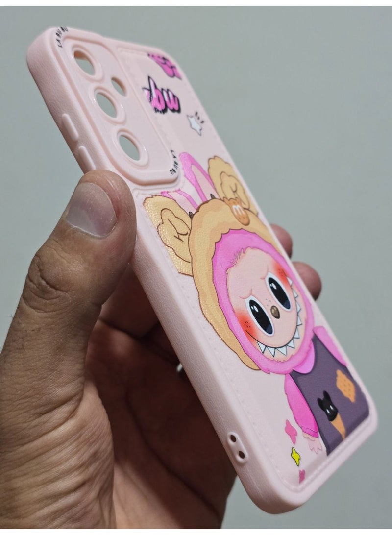 Cartoon Back Cover With the Word LABUBU Compatible With The Phone Samsung Galaxy A15 - Image 3