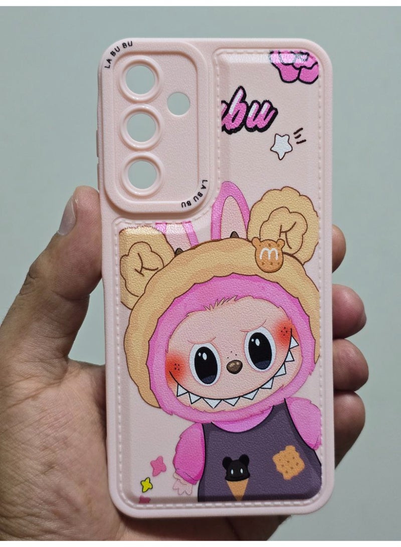 Cartoon Back Cover With the Word LABUBU Compatible With The Phone Samsung Galaxy A15 - Image 4