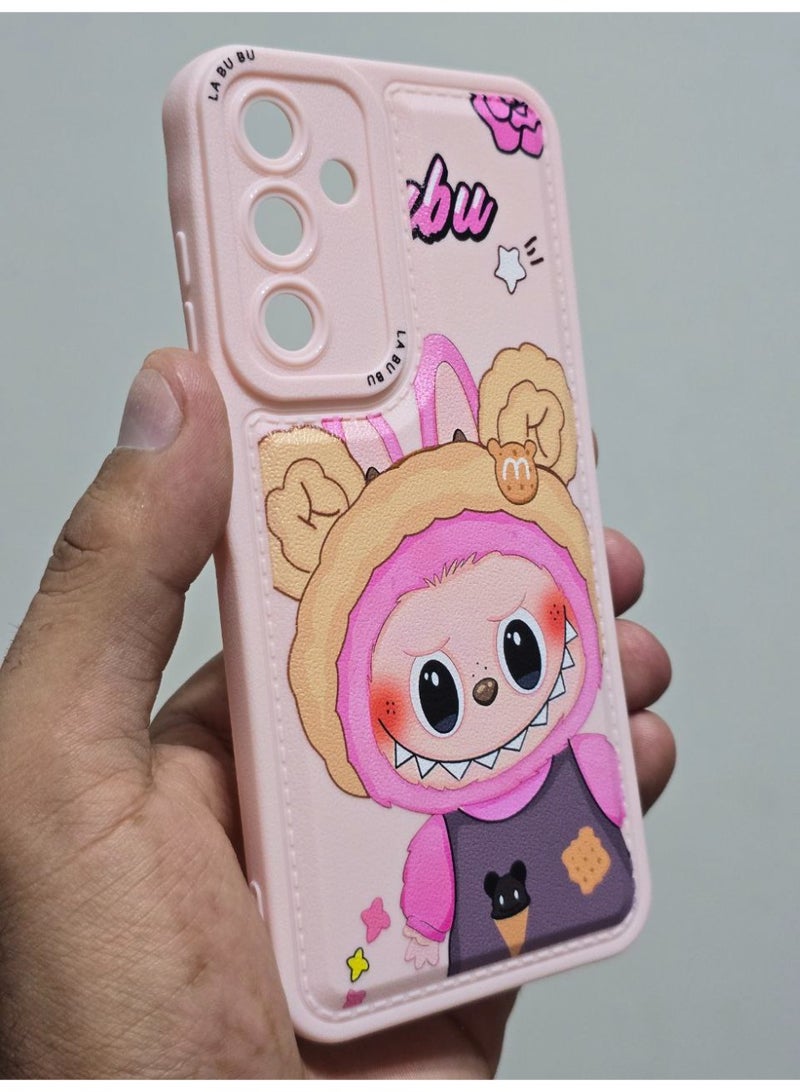 Cartoon Back Cover With the Word LABUBU Compatible With The Phone Samsung Galaxy A15 - Image 2