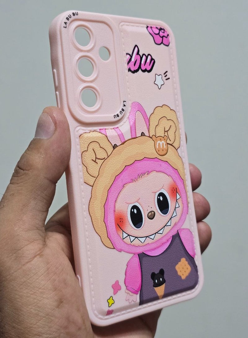 Cartoon Back Cover With the Word LABUBU Compatible With The Phone Samsung Galaxy A15 - Image 1