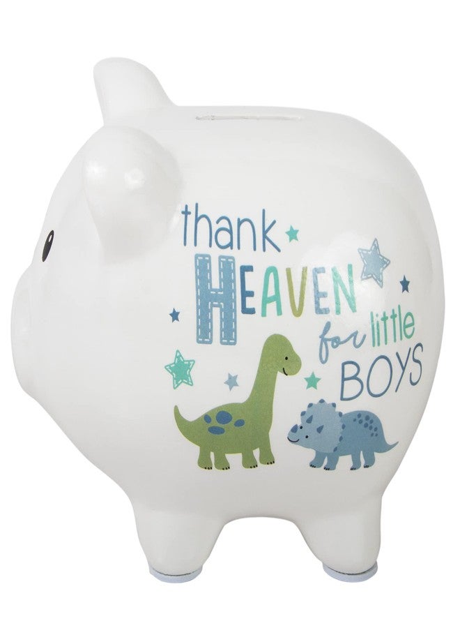 Baby Essentials My First Piggy Bank, Baby's First Piggy Banks for Boys and Girls (Thank Heaven Dinos) - Image 2