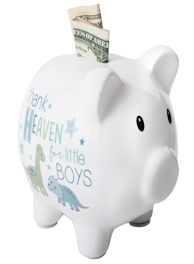 Baby Essentials My First Piggy Bank, Baby's First Piggy Banks for Boys and Girls (Thank Heaven Dinos) - Image 3