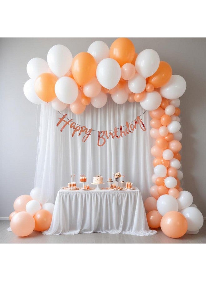 Party Propz White Backdrop for Decoration- 3 Pcs White Net Curtain for Decoration, Birthday Curtains for Decoration, Anniversary Decoration Items, Wedding, Engagement, Cabana Tent for Decoration - Image 5