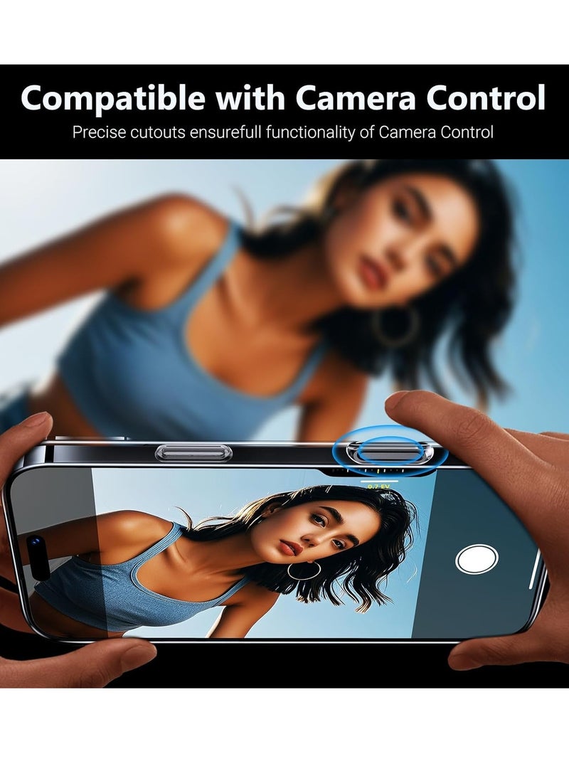 BORTONY iPhone 16 Pro Max Case Crystal Clear Ultra Slim Thin Cover for iPhone 16 Pro Max Shockproof Protective Phone Case for iPhone 16 Pro Max 6.9 inch - Image 5