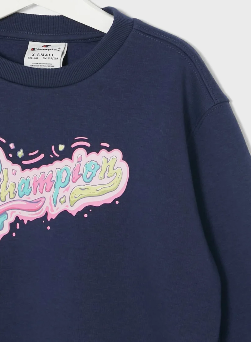 Champion Kids Logo Sweatshirt