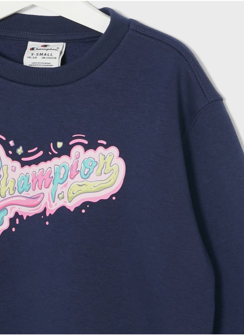 Champion - Kids Logo Sweatshirt - Image 1