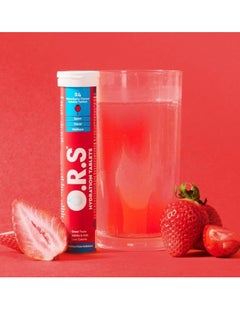 O.R.S. Hydration Tablets ORS solube Strawberry 24 Effervescent Tablets  - Image 3