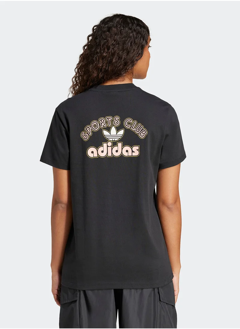 adidas Originals Trefoil Series Sports Club Loose T-Shirt