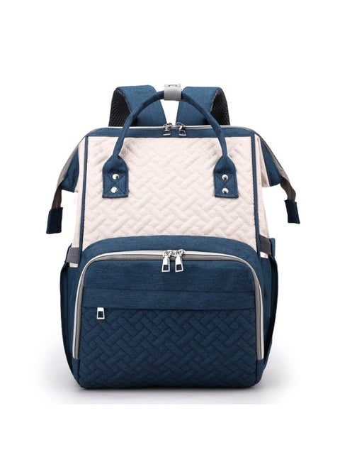 Multifunctional Large Capacity Mommy Backpack with Bottle Bag - Waterproof, Durable, Stylish Diaper Bag for On-the-Go Moms