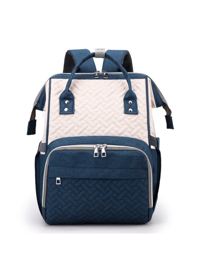 Multifunctional Large Capacity Mommy Backpack with Bottle Bag - Waterproof, Durable, Stylish Diaper Bag for On-the-Go Moms