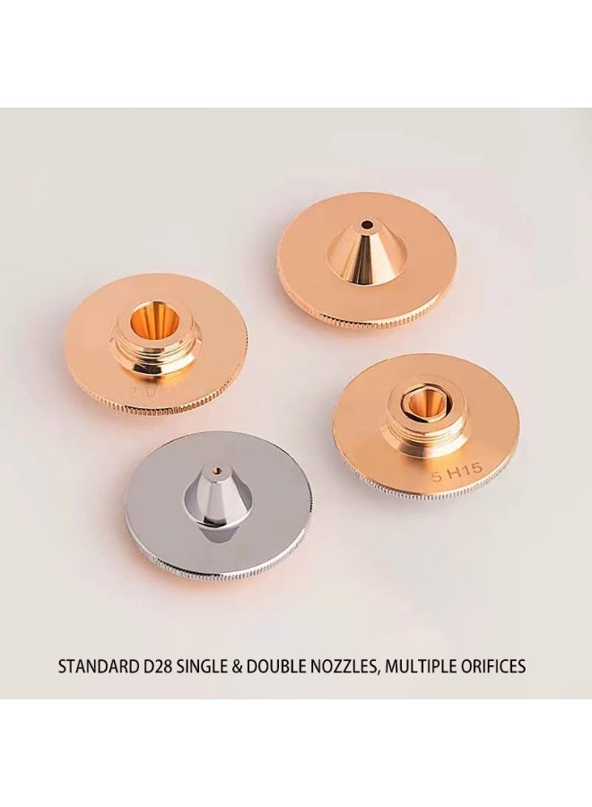 D28 double-layer laser cutting copper nozzle, diameter 2.0 mm - Image 3