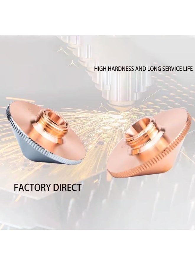 D28 double-layer laser cutting copper nozzle, diameter 2.0 mm - Image 4