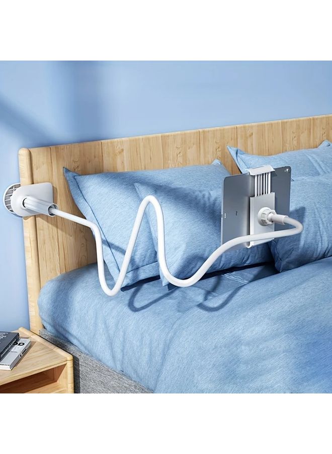 Black Universal Tablet Phone Stand Adjustable Rotatable For Bedside Support - Image 1
