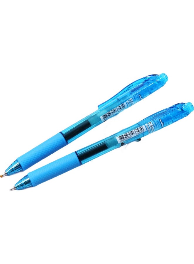 Pentel Bln105 Retractable Sky Blue Gel Pen, Stylish 0.5Mm Signing Pen, Business And Student Quick-Drying Ink Pen, Water-Based Pen, Stationery, Sky Blue Single Pen - Image 1