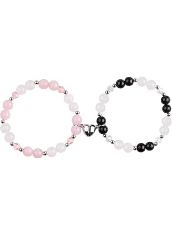 ChicAbode Matching Bracelets for Couples Best Friends Matching Spider Kitty Tv Girl Charm Friendship Bracelets Long Distance Relationship Bracelets Birthday Gifts for Women Teen Bestie Gf Bf - Image 1