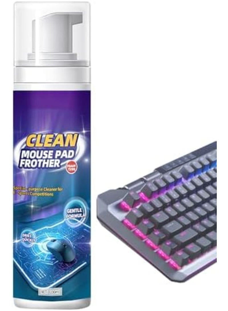 Barakah Keyboard Cleaner - 200ml Mousepad Cleaning Solution (2 Bottles), Multi-Surface Electronics Cleaning Tool for Data Cables, Desk, Tech Maintenance & Accessories, Ideal for Home Office - Image 1
