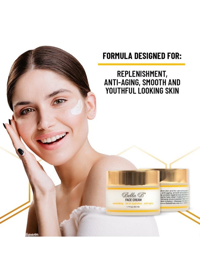 Bella B Face Cream 1.7 Oz Jar Facial Glow Pregnancy Skincare All Natural Face Moisturizer Organic Face Cream Prenatal Skin Care Organic Facial Moisturizer For Sensitive Skin - Image 4