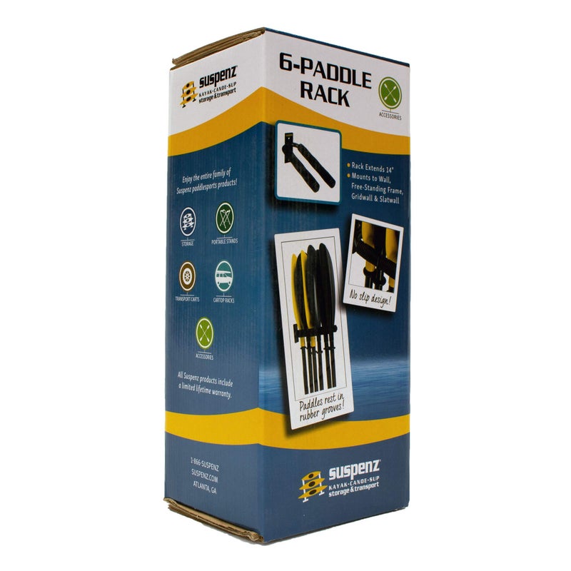 Suspenz 6-Paddle Rack Black, 14"" - Image 4