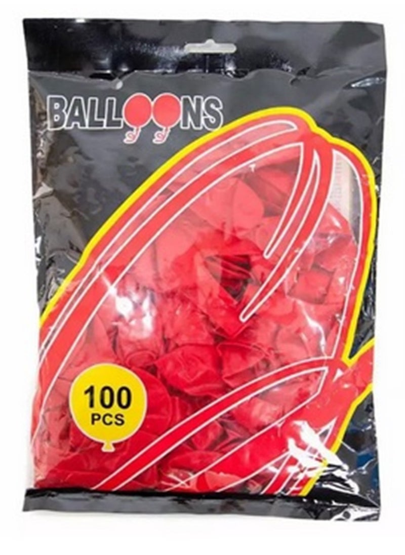 Balloons Balloons Decoration Wedding, Birthday Party, Party Occasion, 100pcs, Red 