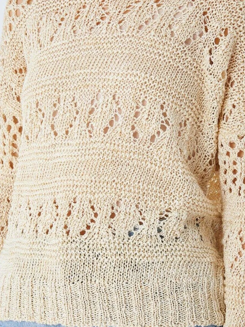 ميكسراي سترة ميكسراي محبوكة مفتوحة