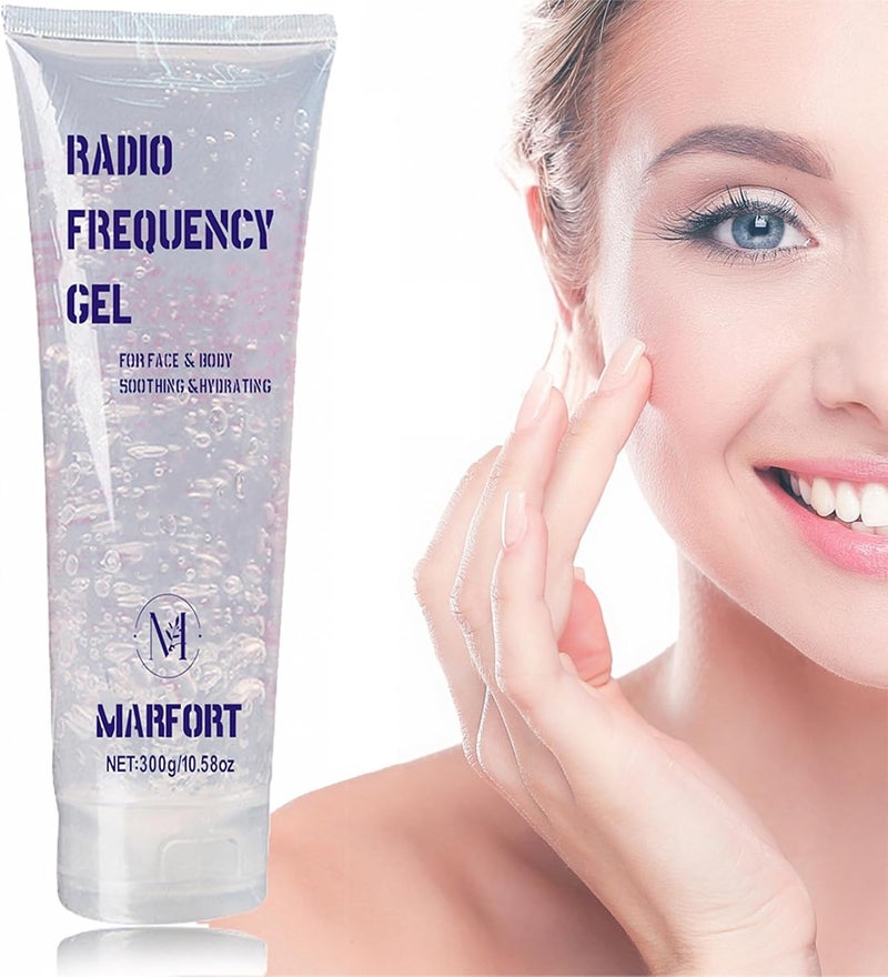 Soothing Cooling Gel for Skin Preparation & Recovery Pre/Post Hydration Enhances Device Effectiveness for Professional & Home Use (300g Tube)
