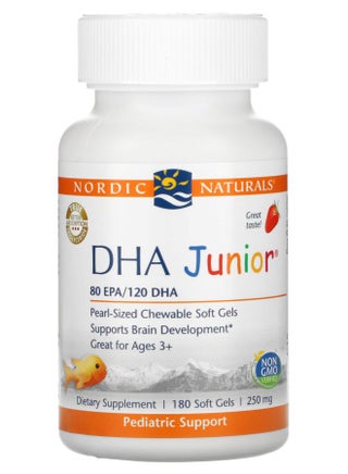 DHA Junior Great for Ages 3+ Strawberry 250 mg 180 Soft Gels (62.5 mg per Soft Gel) - pzsku/Z05F119DF14C78B6B8E5FZ/45/_/1730767410/4a221ac7-eb7c-4560-8091-2ebc3ca1a74f