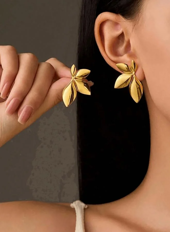 Take Two Leaf Stud Earrings