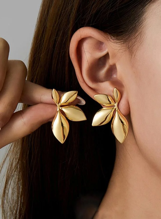 Take Two Leaf Stud Earrings