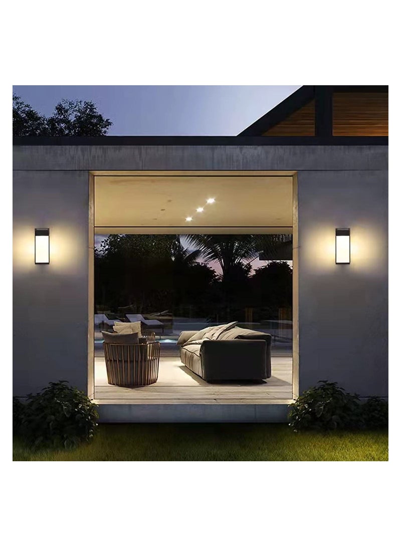 GGEROU Solar Fence Lights,Solar Deck Lights,Wall Sconce Lighting Porch Light， Auto On/Off Waterproof Solar Outdoor Lights for Wall Fence Patio Post Yard Porch - Image 5