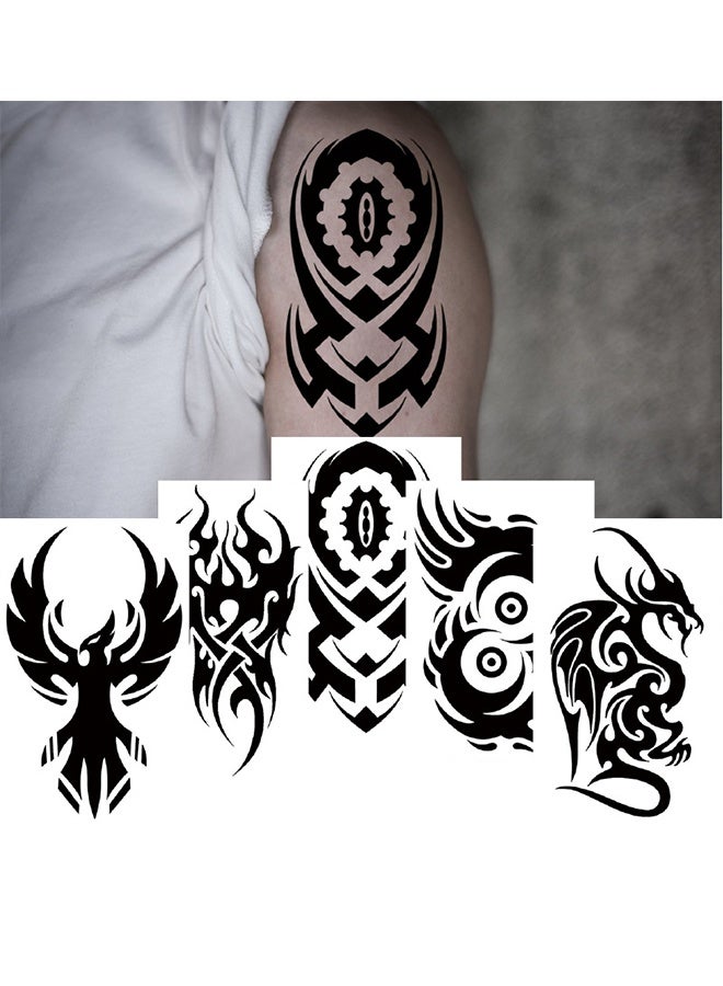 Waterproof Temporary Tattoo Sticker Male Totem Tribe Fake Tatto Flash Tatoo arm Tato for Girl Women Men body art  - Image 3