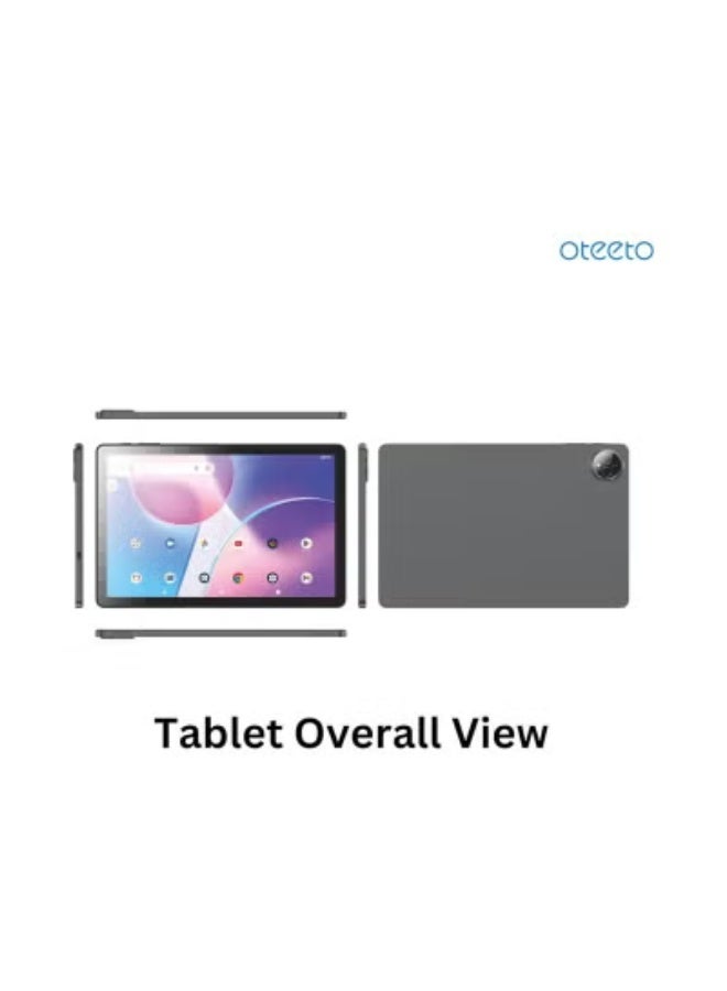 Oteeto TAB 14 11-Inch Android 14 Tablet with Incell Display – Octa-Core 2.0GHz Processor, 8GB RAM, 512GB Storage, 4G Dual SIM, 5G WiFi, 8000mAh Battery, 13MP+8MP Cameras – With Keyboard, Flip Cover & Stylus – High-Performance Tablet for Work, Study & Entertainment - Image 3