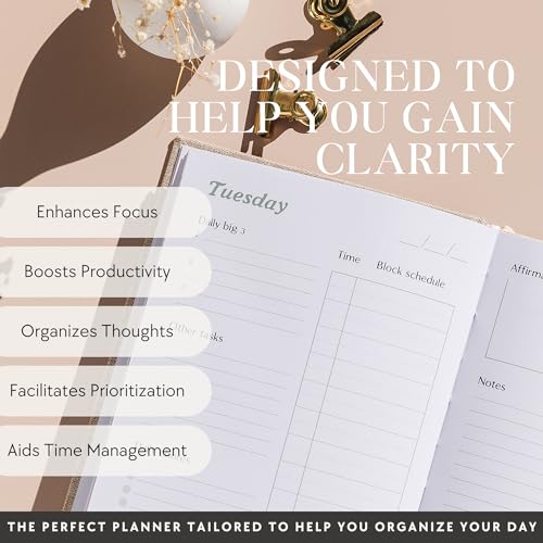 epic self The ADHD Planner for Adults - Undated Daily & Weekly ADHD Journal for Disorganized People, 90 Days - Habit Tracker, Record Emotions & Mood - Academic Goals - Structure & Focus for Adults Brains - Image 4