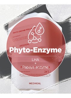 MEDIHEAL Phyto Enzyme Peeling Pad Vegan Face Resurfacing Gauze Pads With Lha & Papaya Enzym Pore Tightening Pads To Control Sebum Exfoliating Pads For Dead Skin Cells 90 Pads  - Image 3
