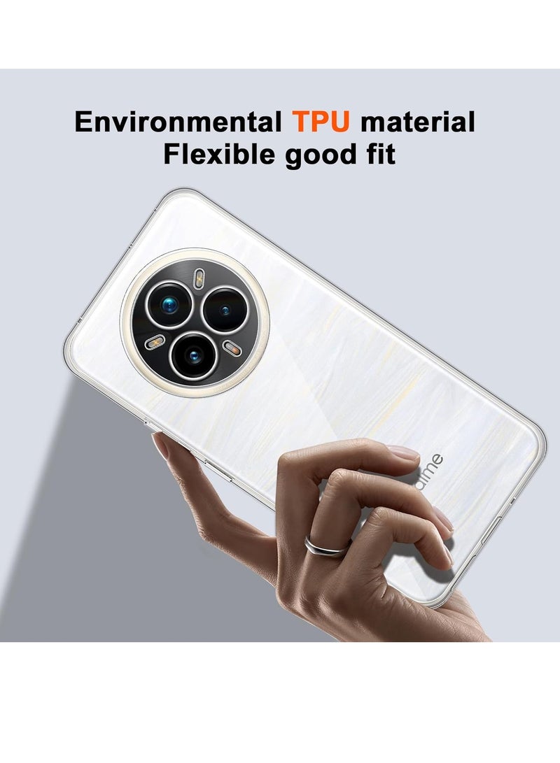 Case for Realme 14 Pro Plus/Realme 14 Pro+, Soft Crystal Silicone Protective Cases TPU Case, Anti-Scratch, Shock-Absorption, Protective Slim Back Cover - Image 2