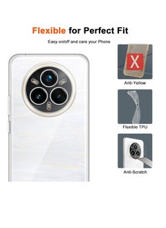 ماركة غير محددة Case for Realme 14 Pro Plus/Realme 14 Pro+, Soft Crystal Silicone Protective Cases TPU Case, Anti-Scratch, Shock-Absorption, Protective Slim Back Cover  - Image 4