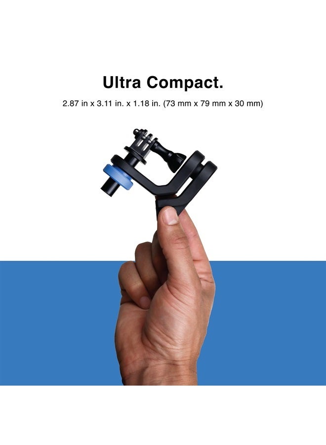 GravGrip حامل تسوية هيدروليكي GRAVGRIP V2 لكاميرا الحركة، GoPro، DJI، Insta360 - مستوي بحجم الجيب، جيمبال، JIB - بدون بطاريات، بدون شحن، مقاوم للماء - Image 3