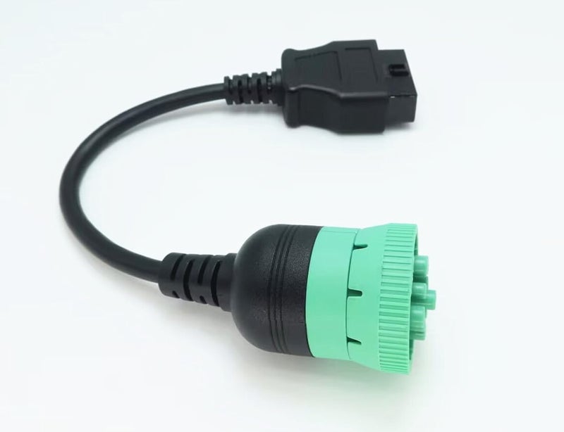 MITOB Green Type 2 J1939 Male to 16pin OBD2 Female Cable 16pin to 9pin J1939 Adapter Cable - Image 3