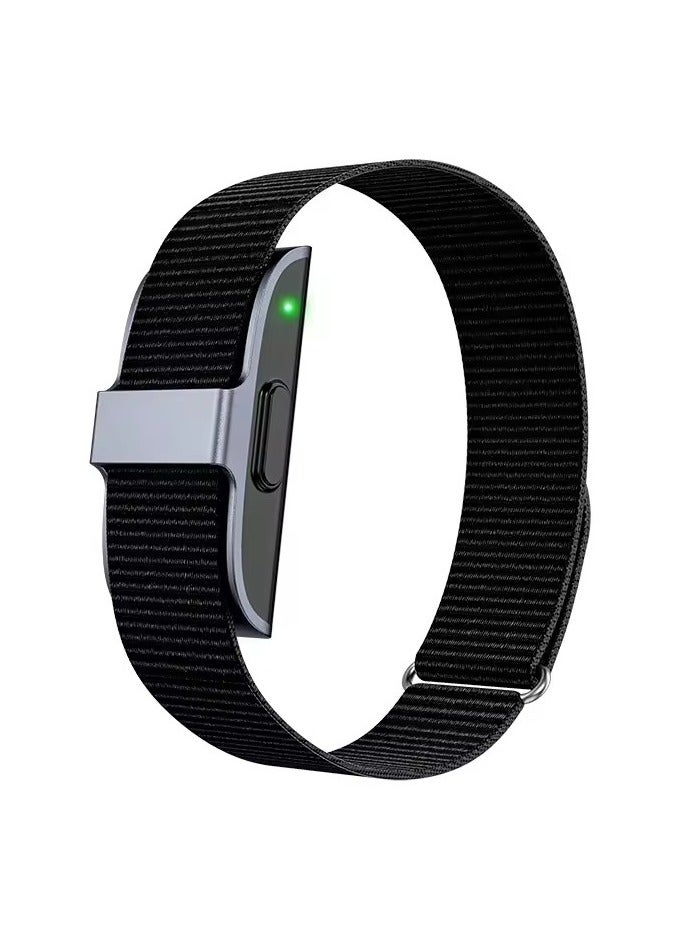 J-Stylelife Smart Bracelet Heart Rate Pressure Oxygen Monitor Pedometer Sport Fitness Activity Sleep & Temperature Smart Tracker Waterproof Step Counter Men Women Electronic Bracelet 2208A  (Black) - Image 1