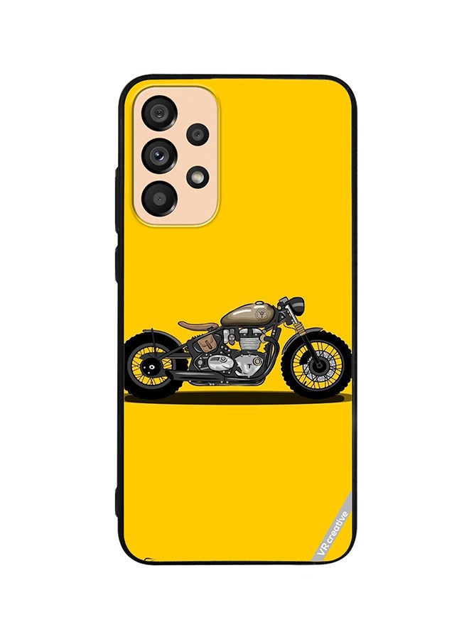 VR CREATIVE Protective Case Cover For Samsung Galaxy A33 5G Bike Design Multicolour - Image 1