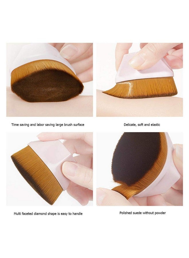 QUEMISS 2Pc Foundation Makeup Brush Kabuki Magic Face Momma Brush Flat Top Highdensity Multifunctional For Flawless Powder - Image 4