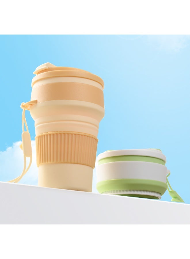 Camping and Travel Essentials |Silicone folding cup |Portable Foldable Water Bottle | Food-Grade Silicone | Outdoor Telescopic Cup | Perfect for Camping and Travel, Macaron Color (Random Color) - Image 1