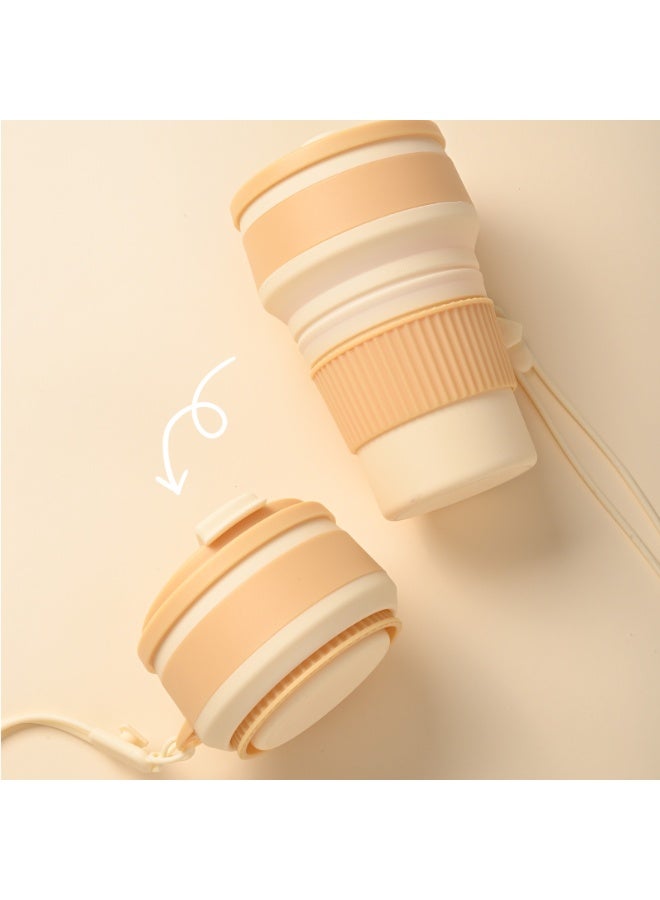 Camping and Travel Essentials |Silicone folding cup |Portable Foldable Water Bottle | Food-Grade Silicone | Outdoor Telescopic Cup | Perfect for Camping and Travel, Macaron Color (Random Color) - Image 3