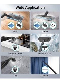 ET-LIFE Steam Cleaner, 2000W Steam Mop, 4 Bar Steam Pressure, 1.6 L SE8621 White  - Image 3