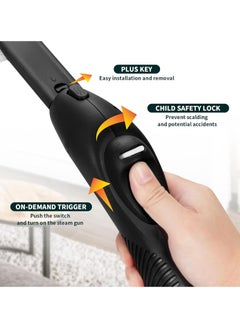 ET-LIFE Steam Cleaner, 2000W Steam Mop, 4 Bar Steam Pressure, 1.6 L SE8621 White  - Image 4