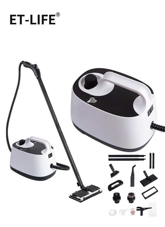 ET-LIFE Steam Cleaner, 2000W Steam Mop, 4 Bar Steam Pressure, 1.6 L SE8621 White  - Image 1