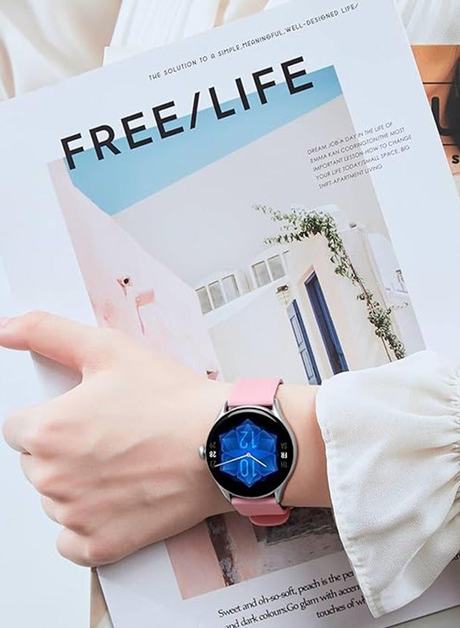 Silicone watch strap 20mm Compatible with Samsung Galaxy  Watch 7/6/5/4 40mm 44mm/Watch 6 Classic 43mm 47mm/Watch 5 Pro 45mm/Watch 4 Classic/Active 2 Band, 20mm Soft Silicone Sport Strap Wristbands Women Men(Pink) - Image 2