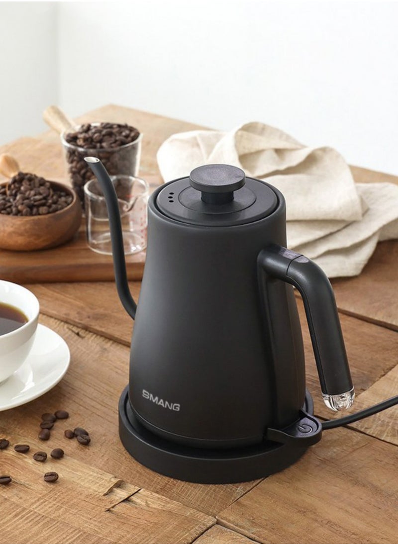 Smang Gooseneck Electric Kettle V60, 304 Stainless Steel Electric Water Kettle & Coffee Kettle with One-touch Switch, 1500W Quick Heating,1L  - Image 2